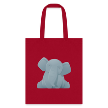 Load image into Gallery viewer, ELEPHANT Tote Bag - red