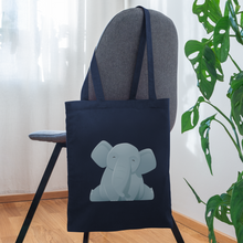 Load image into Gallery viewer, ELEPHANT Tote Bag - navy