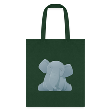 Load image into Gallery viewer, ELEPHANT Tote Bag - forest green