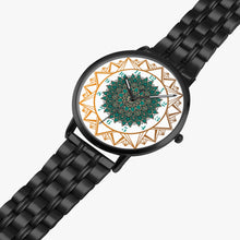Load image into Gallery viewer, Emerald Gold Steel Strap Quartz Watch
