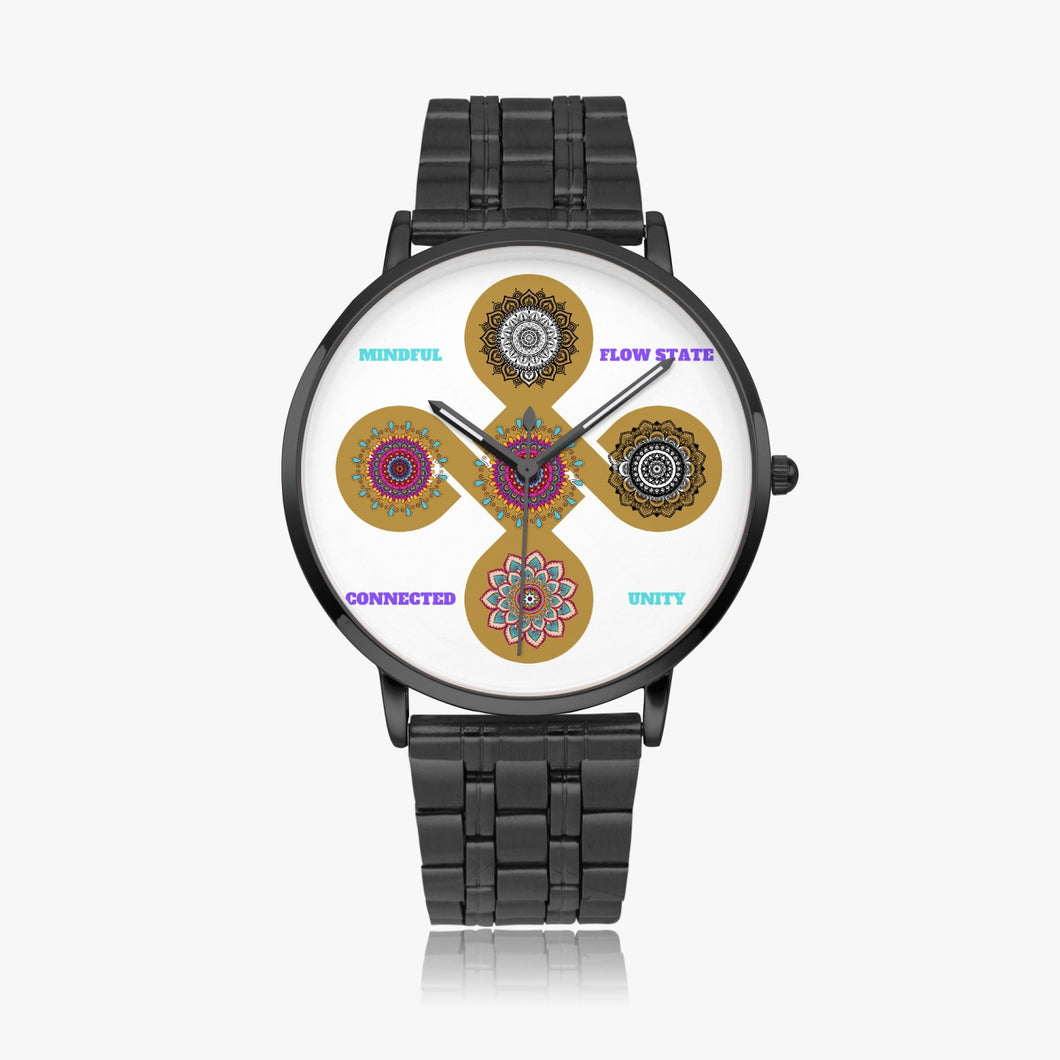 Flow With Time Instafamous Steel Strap Quartz watch