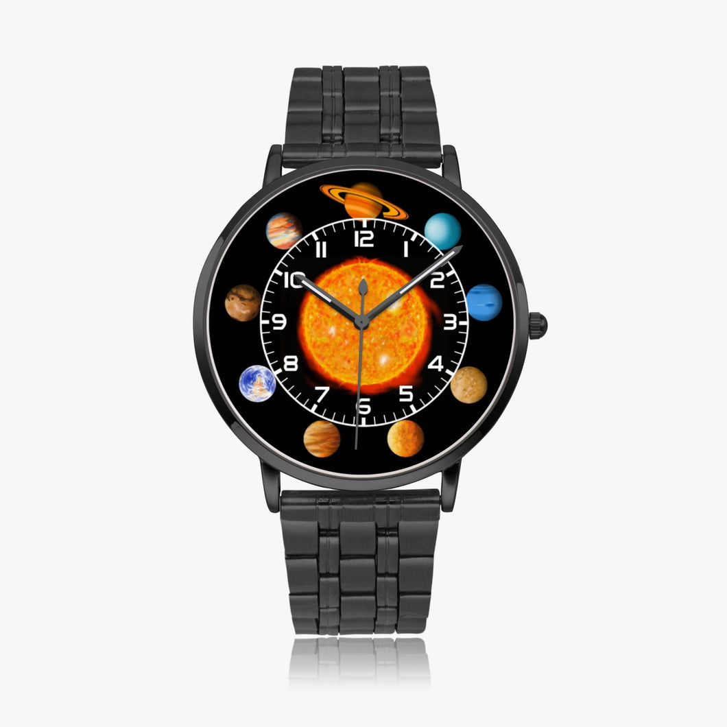 273. Solar System Steel Strap Quartz watch with Seiko Movement