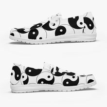 Load image into Gallery viewer, Yin Yang Canvas Lace-up Loafers
