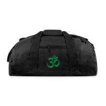 Load image into Gallery viewer, Om Recycled Duffel Bag - black
