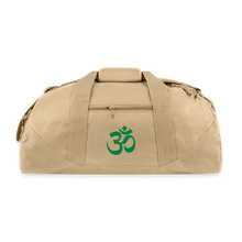 Load image into Gallery viewer, Om Recycled Duffel Bag - beige
