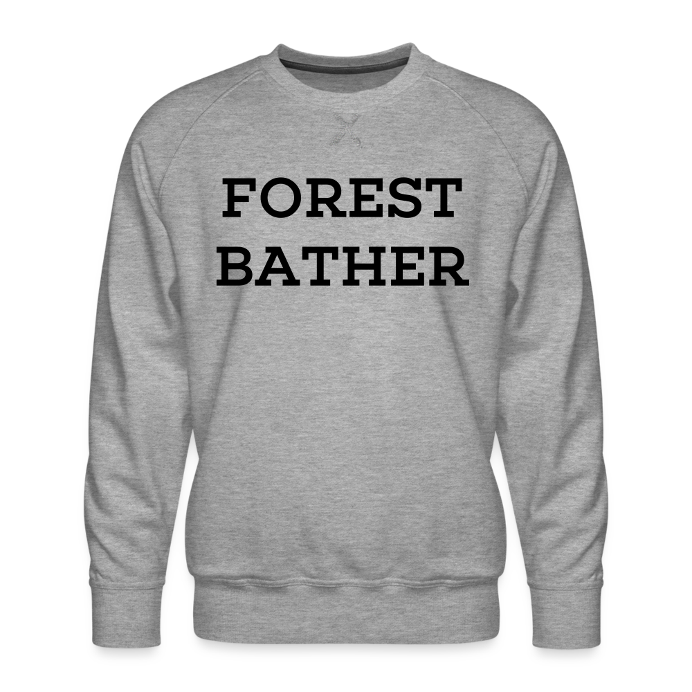 Forest Bather Men’s Premium Sweatshirt - heather grey