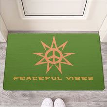 Load image into Gallery viewer, PEACEFUL VIBES Door Mat | Rubber
