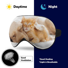 Load image into Gallery viewer, Puppy &amp; Kitten Sleeping Eye Mask

