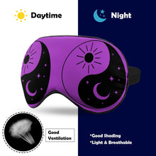 Load image into Gallery viewer, Yin Yang Purple Sleeping Eye Mask
