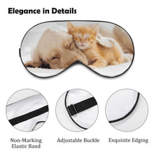 Load image into Gallery viewer, Puppy &amp; Kitten Sleeping Eye Mask
