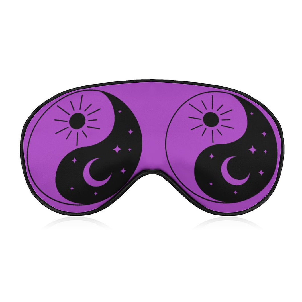 Yin Yang Purple Sleeping Eye Mask