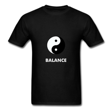Load image into Gallery viewer, Yin Yang Black Balance T-Shirt - black
