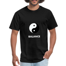 Load image into Gallery viewer, Yin Yang Black Balance T-Shirt - black
