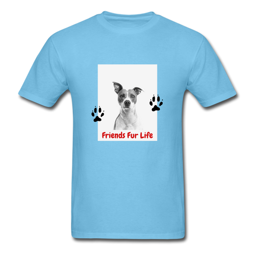 Friends Fur Life Unisex T-Shirt - aquatic blue