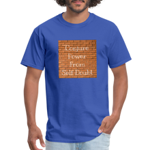 Load image into Gallery viewer, Conjure Power From Self Doubt T-Shirt - royal blue
