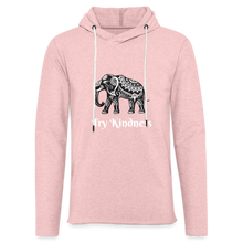 Load image into Gallery viewer, Mandala Elephant Unisex Lightweight Terry Hoodie - cream heather pink
