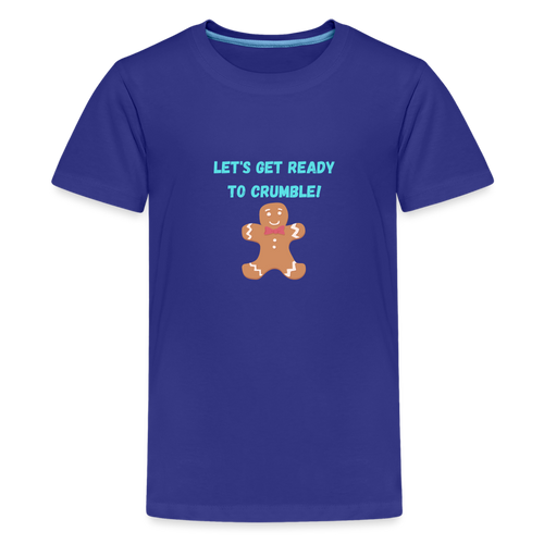 LET'S GET READY TO CRUMBLE Kids' Premium T-Shirt - royal blue