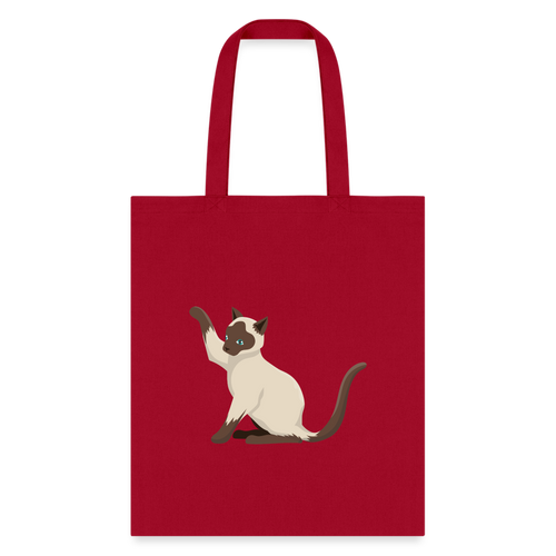 COOL CAT Tote Bag - red